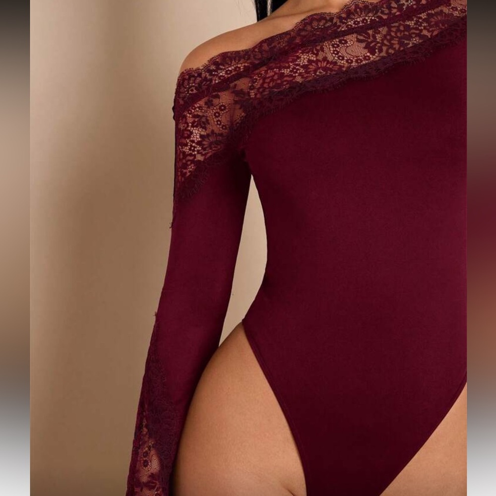 Burgundy bodysuit - Picture 4 of 5